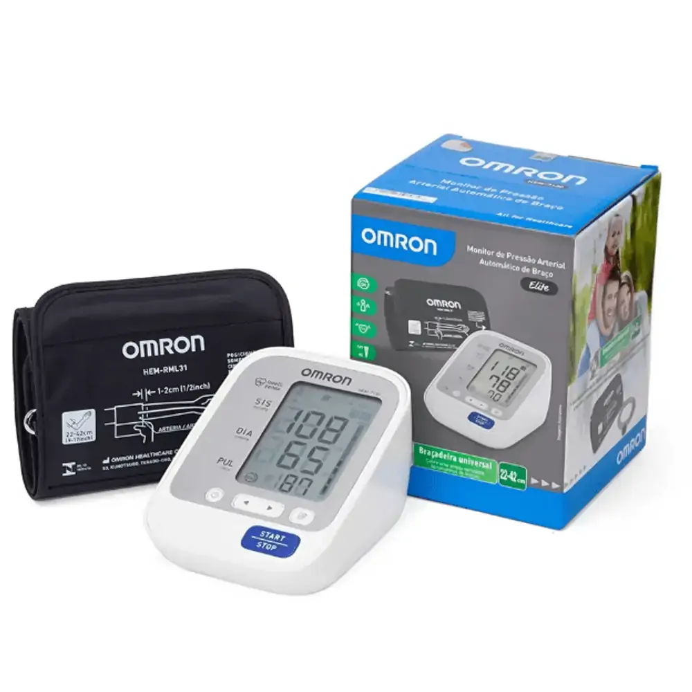 Monitor de Pressão Arterial de Braço Omron Elite Hem 7130 - Omron Healthcare
