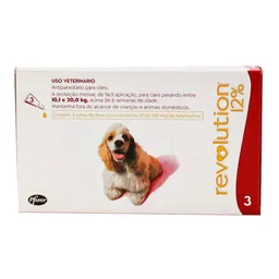 Revolution 12% Para Cães Entre 10 E 20Kg - 1,0Ml