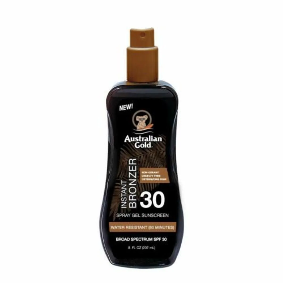 Australian Gold  FPS 30 Instant Bronzer Gel Sunscreen - Acelerador Bronzeador 237ml