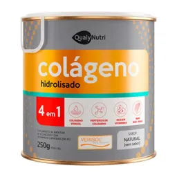 Colágeno Hidrolisado Verisol Natural Qualy Nutri 250g