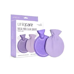 Bolsa Para Água Quente Redonda com Capa 800ml - UniqCare