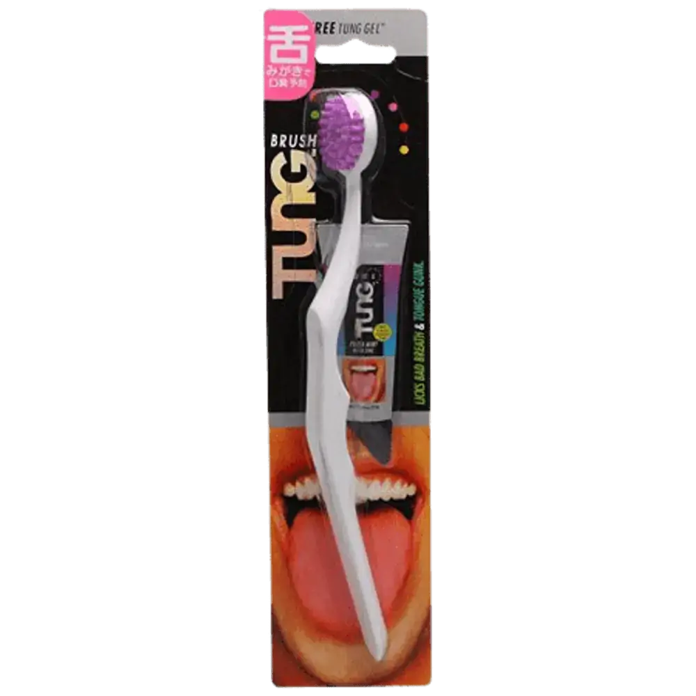 Tung Brush Cor Rosa - Escova Para a Lingua