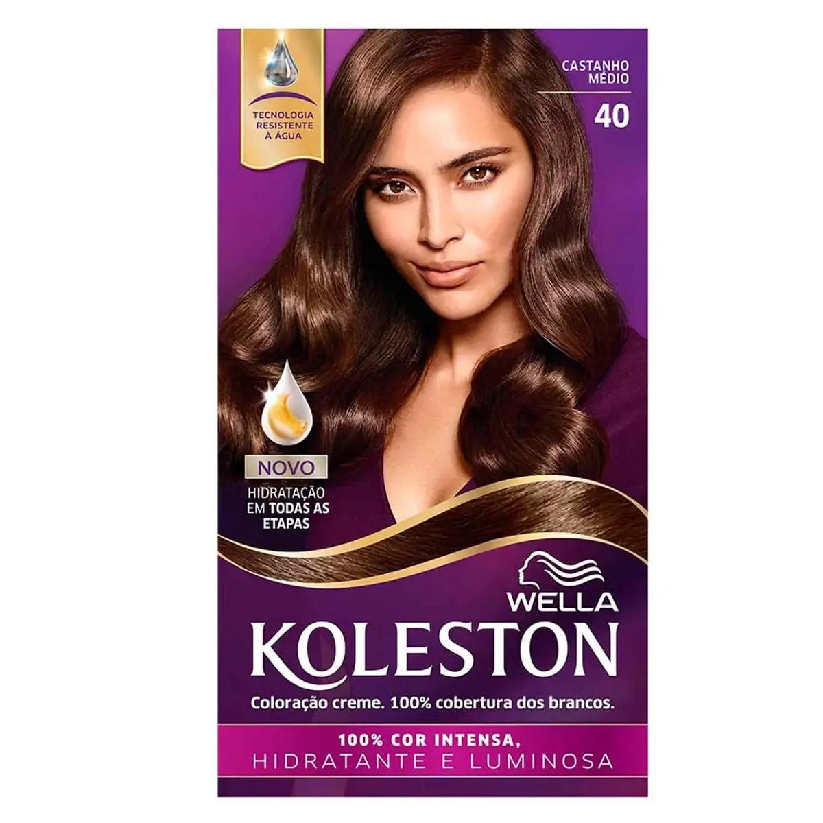 Coloração Koleston Kit Castanho Médio - 40