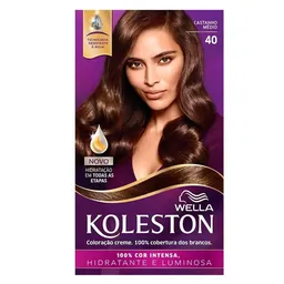 Coloração Koleston Kit Castanho Médio - 40