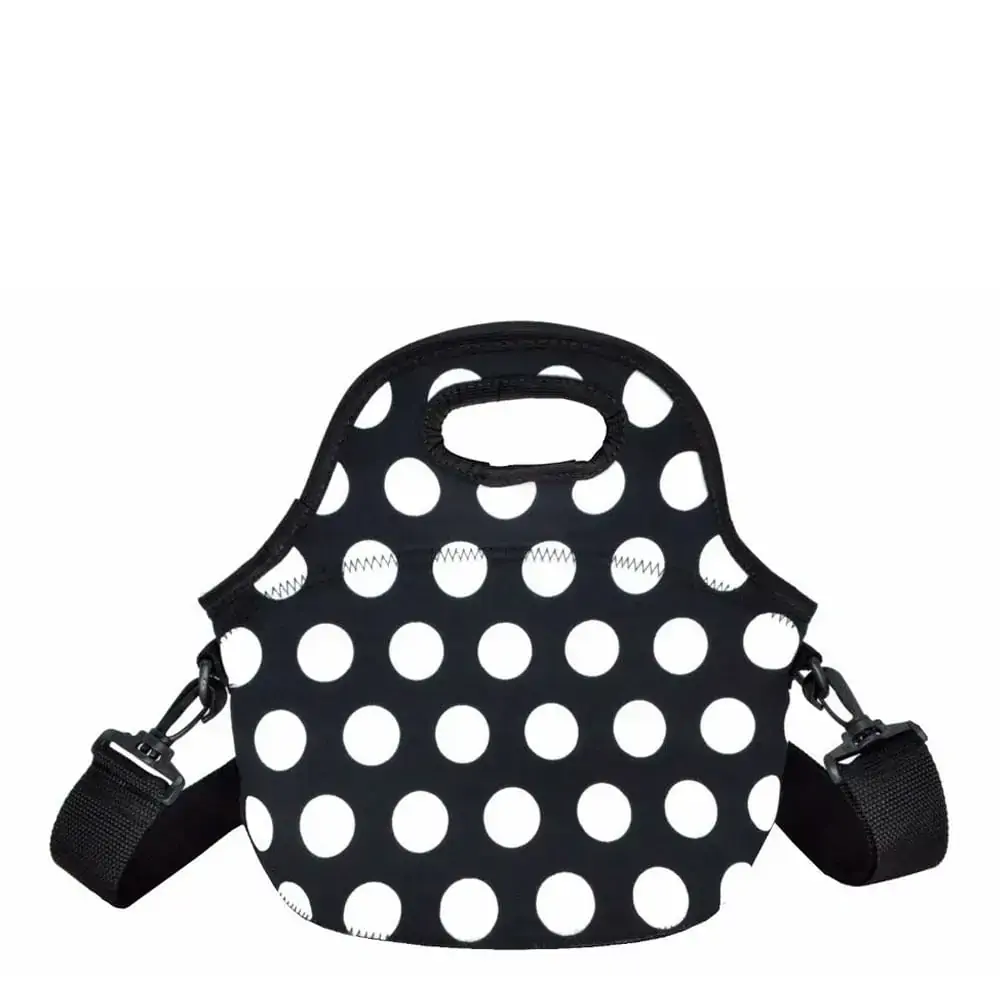 Lancheira Bolsa Térmica Neoprene com Alça para Ombro - Bolas