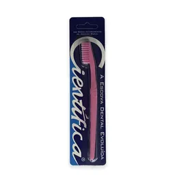 Escova Cientifica Super Macia Adulto Rosa - Dental Line