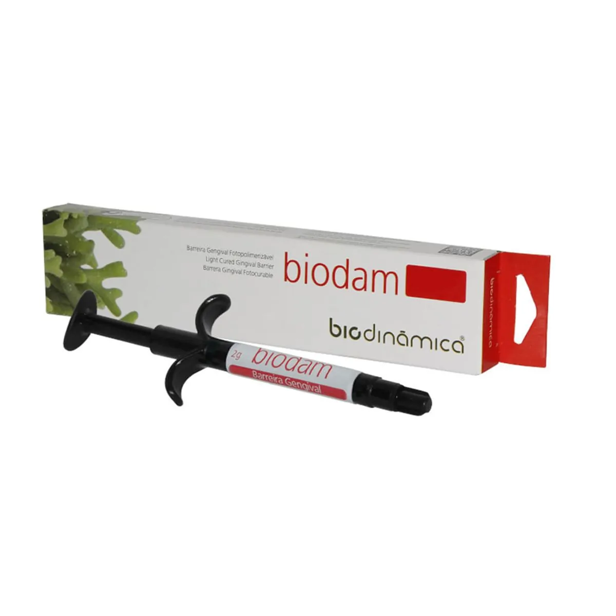 Barreira Gengival Biodam Azul 2g - Biodinâmica - Barreira Gengival Biodam Azul com 1 Seringa 2g - Bi