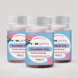 Suplemento Alimentar Trio Gummy Imunidade Kids Vitamine-se