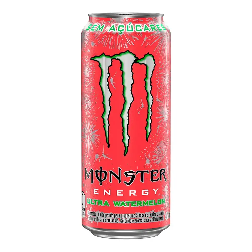 Energético Monster Ultra Watermelon Zero Açúcar 473ml