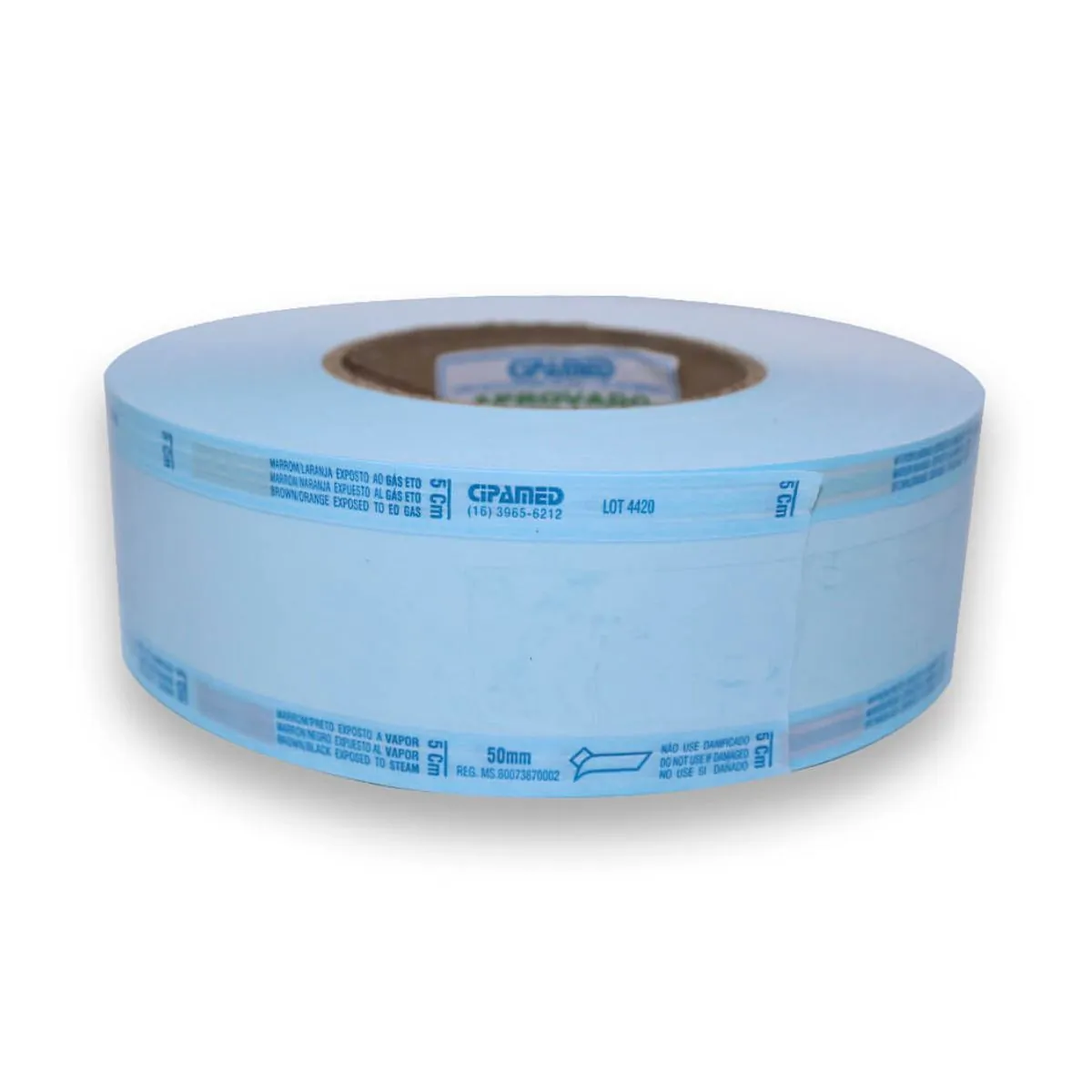 Rolo Para Esterilização Termo Selante - Cipamed - Rolo Para Esterilização Termo Selante 5Cmx100M - C