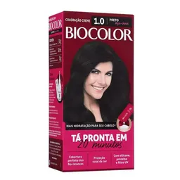 Mini Kit Coloração 1.0 Preto Peça Chave Biocolor