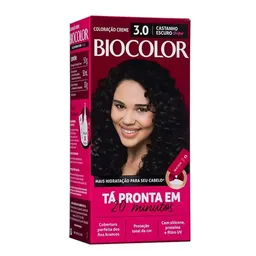 Mini Kit Coloração 3.0 Castanho Escuro Chique Biocolor