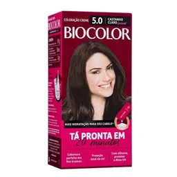 Mini Kit Coloração 5.0 Castanho Claro Luxuoso Biocolor