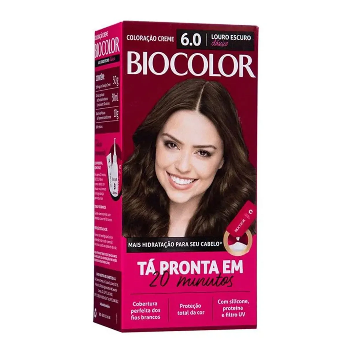 Mini Kit Coloração 6.0 Louro Escuro Clássico Biocolor