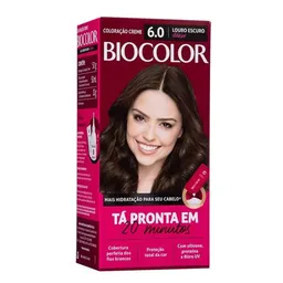 Mini Kit Coloração 6.0 Louro Escuro Clássico Biocolor