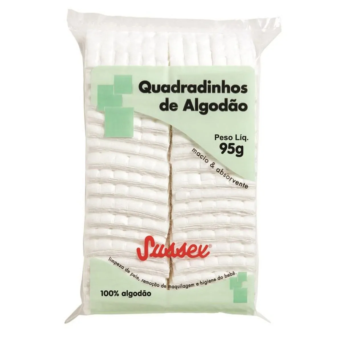 Quadradinhos De Algodão Sussex 95g