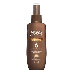 Óleo Bronzeador Fps 6 Cenoura & Bronze 110ml