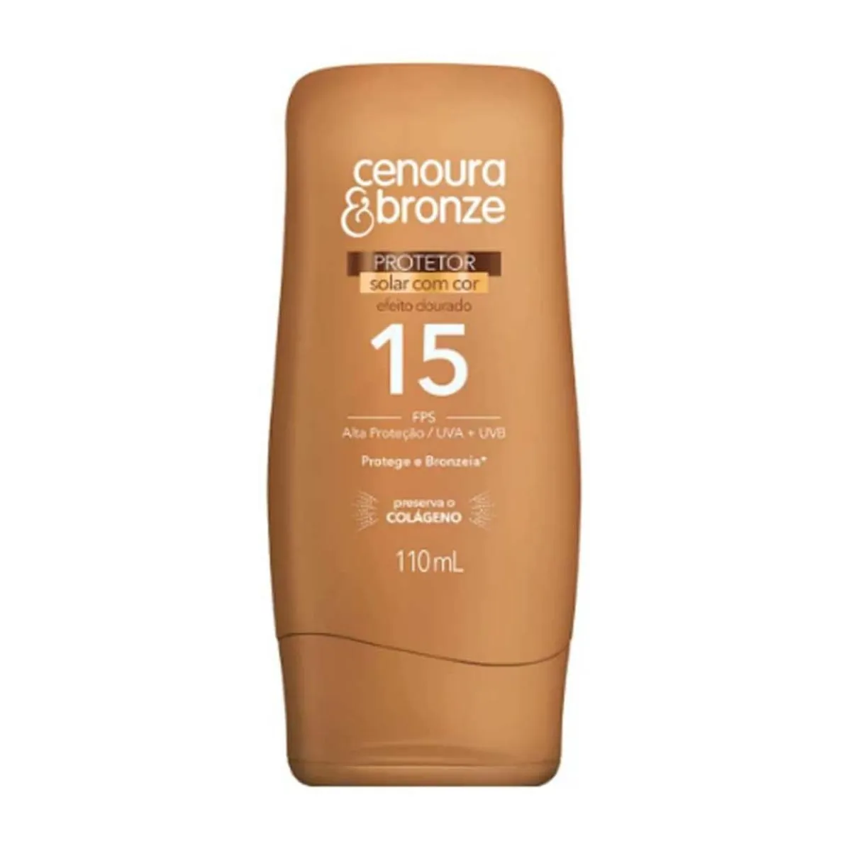 Protetor Solar Cenoura & Bronze Efeito Dourado Fps 15 110ml