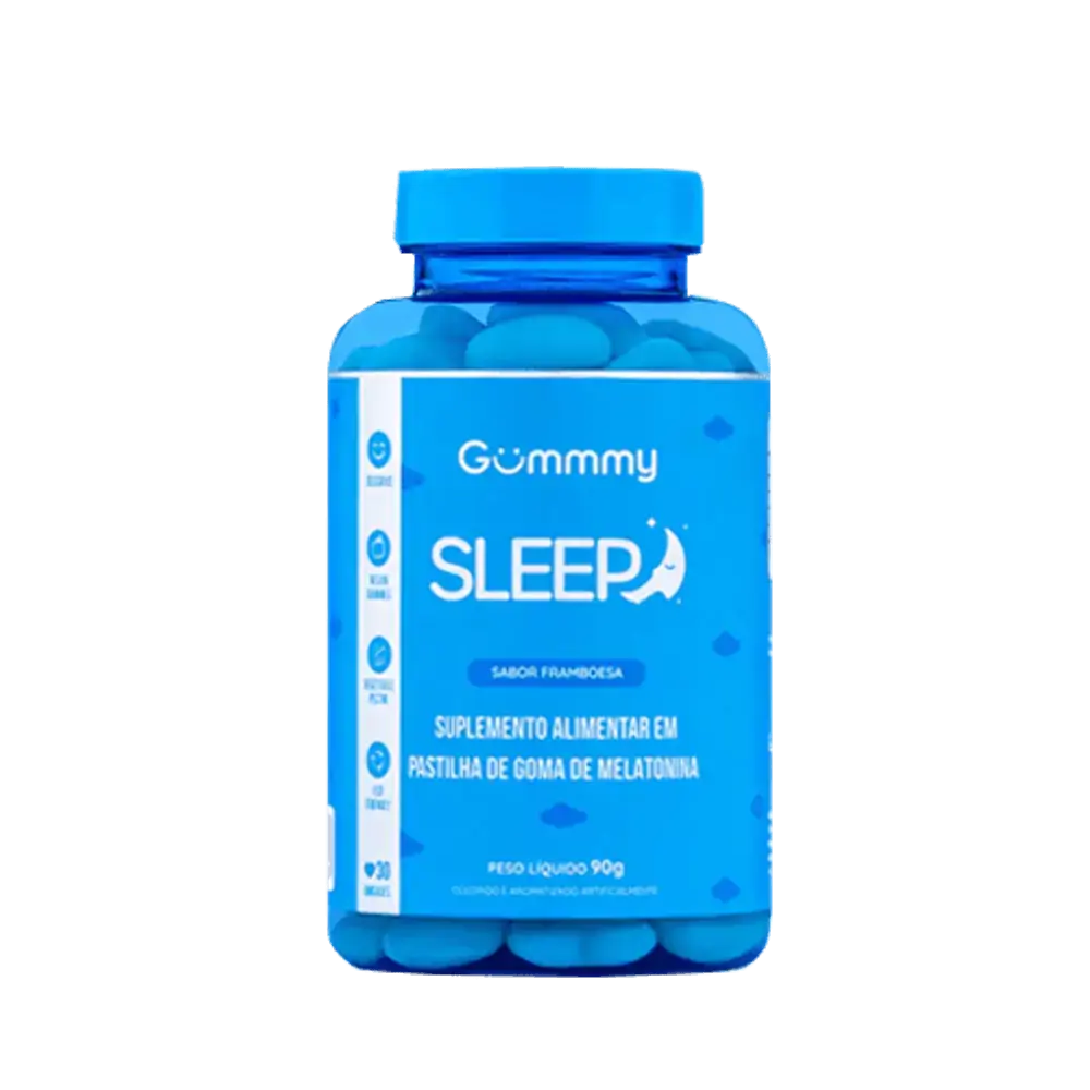 Gummmy Sleep Vitamin Framboesa - Pastilha de Goma 30 unidades - Suplemento Alimentar 90g