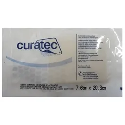Curativo Compressa com Emulsão de Petrolatum 7,6 x 20,3cm - 6un - Curatec