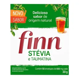 Adoçante Finn Stevia e Taumatina 50 Unidades