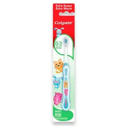 Escova Dental Infantil 0-2 Extra Macia - Colgate - Escova Dental Infantil 0-2 Coelho Extra Macia Azu