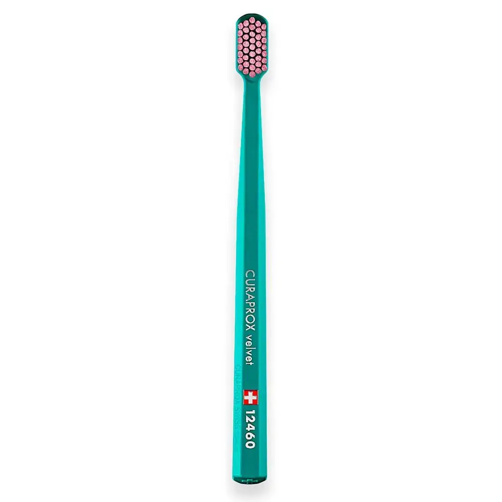 Escova Dental 12460 Velvet Adulto - Curaprox - Escova Dental 12460 Velvet Adulto Cabo Verde C/ Cerda