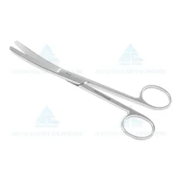 Tesoura Cirúrgica 15CM Curva Romba/Romba