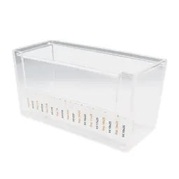 Porta Fio Niti Com Tampa Para 18 Dezenas Cristal - Ortoguaru