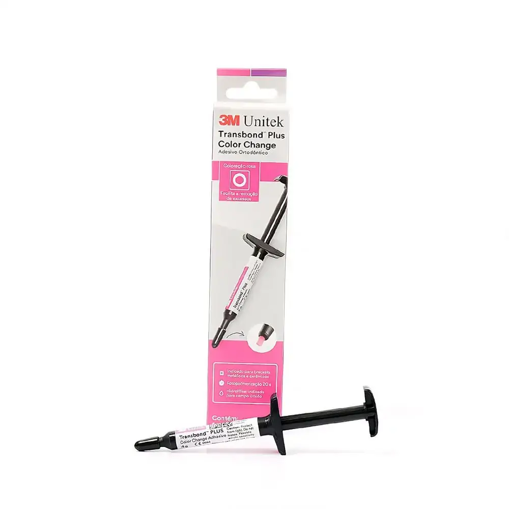 Adesivo Ortodôntico Transbond Plus color change Com 1 Seringa 4g - 3M