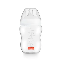 Mamadeira First Moments Clássica Neutra 270ml +2 meses Fisher Price - BB1025X [Reembalado]