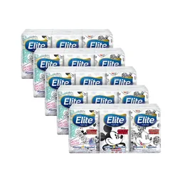 Lenço De Papel Elite Disney 30 Pacotes Com 8 Folhas Triplas