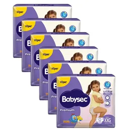 Fralda Babysec Premium Xxg 312 Unids