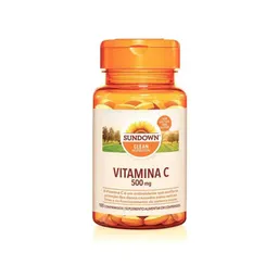 Suplemento Alimentar Vitamina C 500mg Sundown 100 Comprimidos