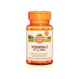 Suplemento Alimentar Vitamina E 1000UI Sundown 30 Cápsulas
