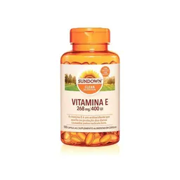 Suplemento Alimentar Vitamina E 400UI Sundown 100 Cápsulas