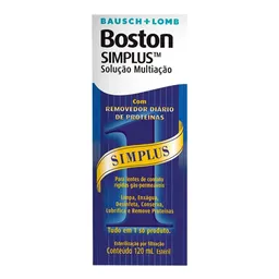 Solução para Lentes Boston Simplus Bauch Lomb 120ml