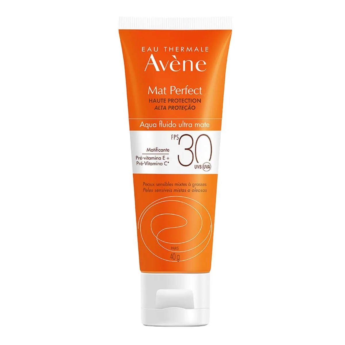 Protetor Solar Facial Avene Mat Perfect Sem Cor Fps30 40g