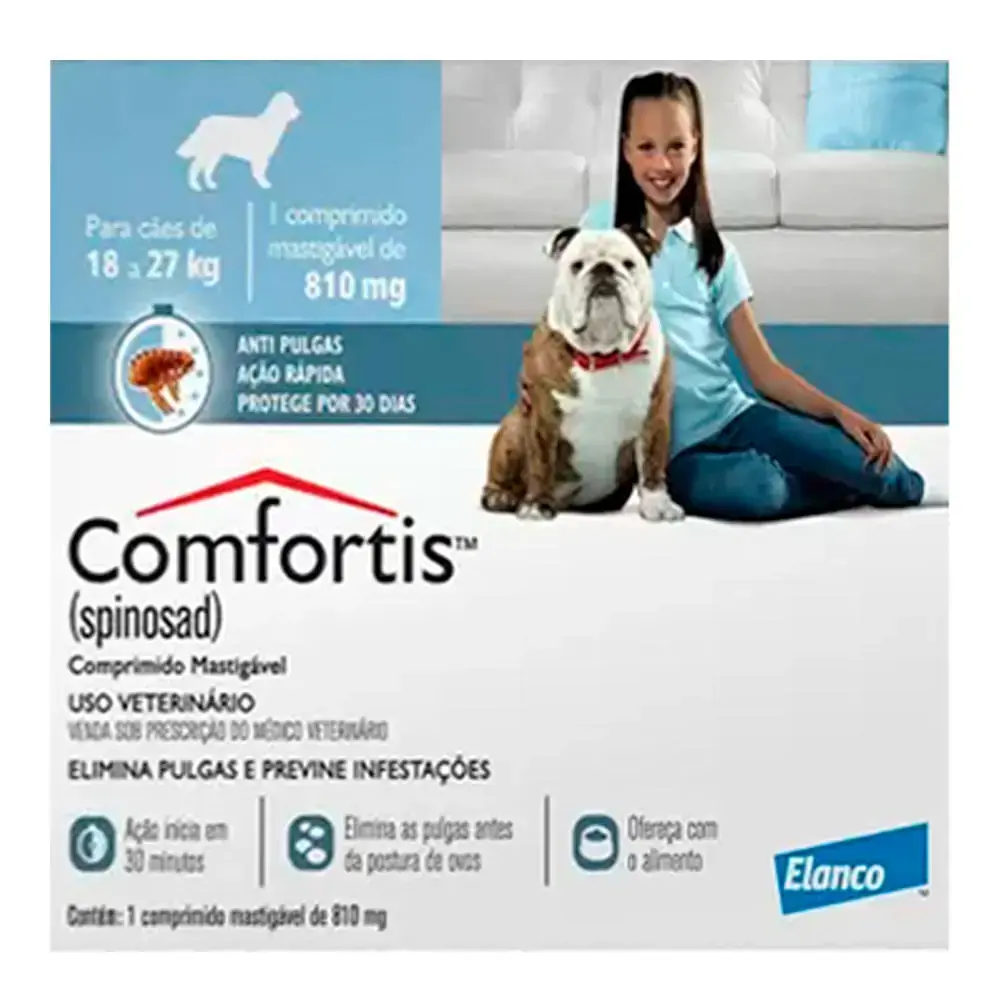 COMFORTIS G 810mg - para cães de 18 a 27kg - Caixa c/3