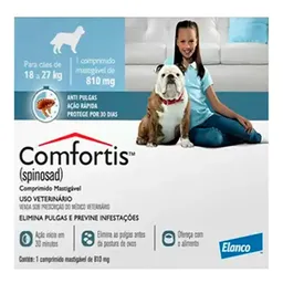 COMFORTIS G 810mg - para cães de 18 a 27kg - Caixa c/3