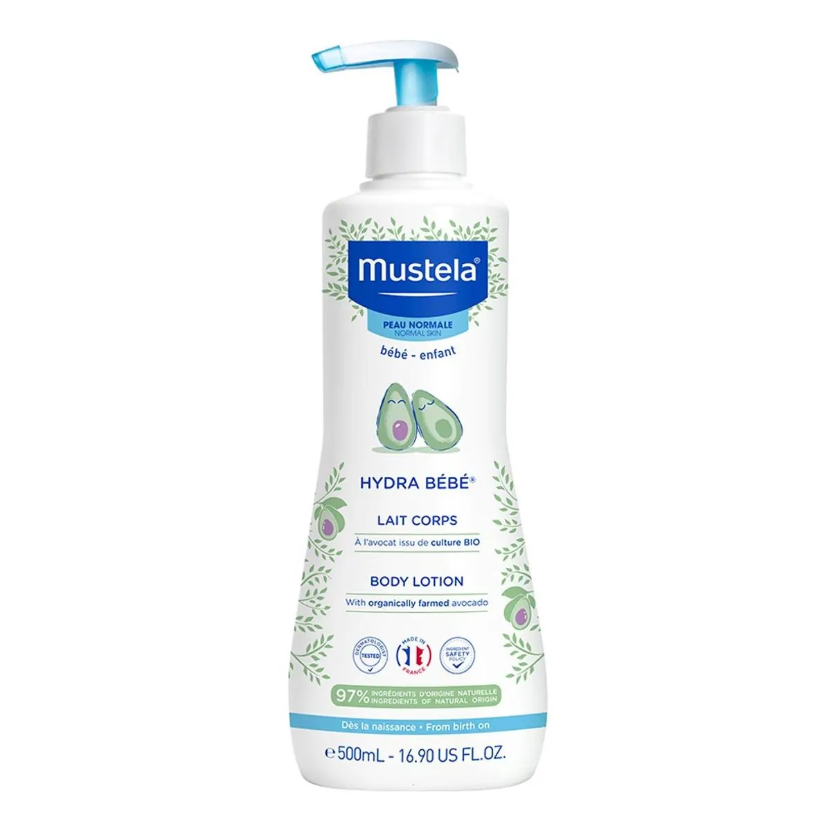 Creme Hidratante Mustela Hydra Bebê com Abacate Orgânico 500ml