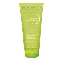 Gel de Limpeza Bioderma Sébium Gel Moussant Actif Purificante Intensivo 200ml
