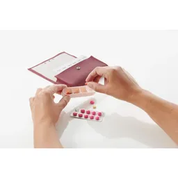 Porta Comprimidos - Pilbox Liberty - Vermelho