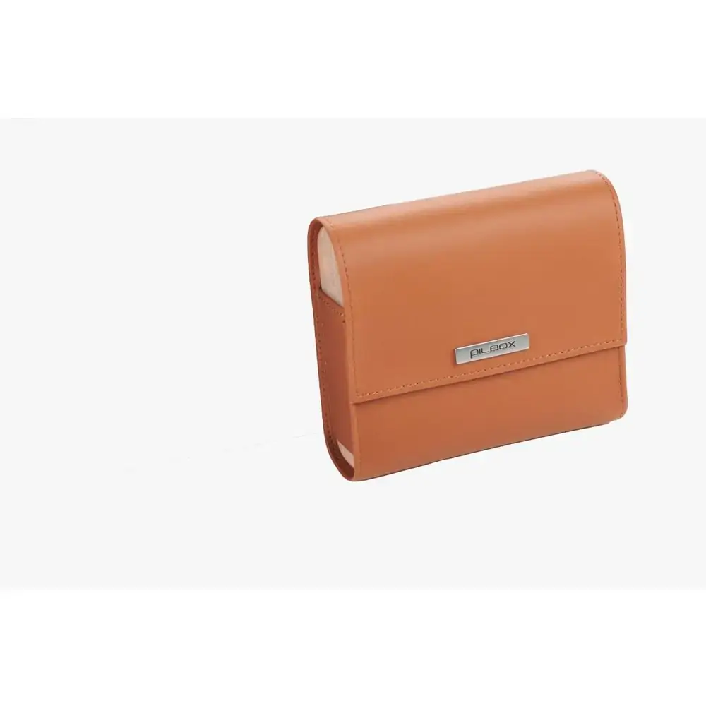 Porta Comprimidos - Pilbox Maxi Castanho