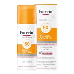 Protetor Solar Facial Eucerin FPS 60 Sun Pigment Control 50ml Fluido