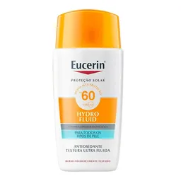 Fluido Facial Eucerin Sun FPS60 Hydro Fluid Ultra Leve 50ml