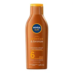 Loção Bronzeadora Nivea Sun Intense & Bronze FPS6 125ml