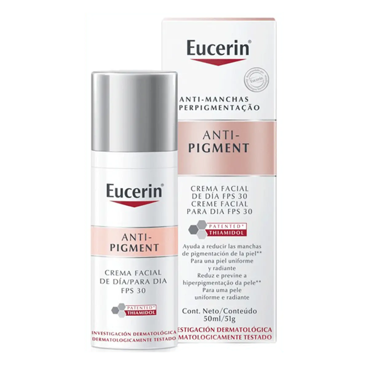 Creme Clareador Facial Eucerin Anti-Pigment Dia FPS30 50ml