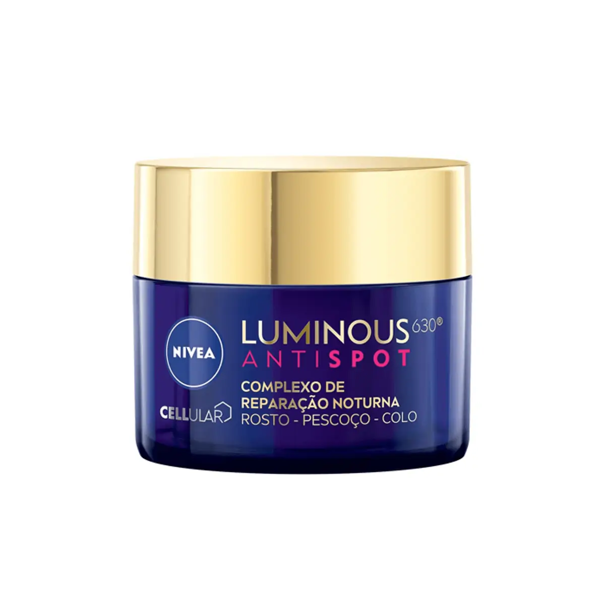 Creme Facial Complexo de Reparação Noturna Nivea Cellular Luminous 630 Antispot 50ml