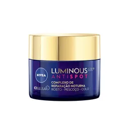 Creme Facial Complexo de Reparação Noturna Nivea Cellular Luminous 630 Antispot 50ml